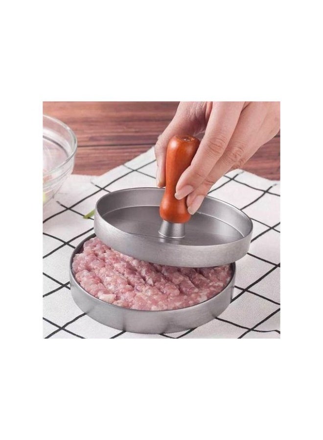 Burger Press, Round Shape - Cooking Tools for Making Hamburgers, Patties, and Pressing Meat, Kitchen and Restaurant Cooking Tool - Non-Stick - Made of Food-Grade Aluminum  - Image 5