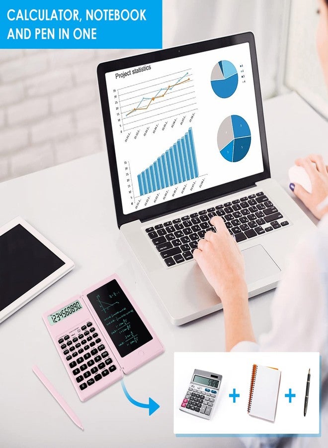 آلة حاسبة علمية، آلة حاسبة وردية متعددة الوظائف من آي بيبول بتصميم كاواي، مزودة بوظائف الجبر، وعلم المثلثات، والتفاضل والتكامل، مناسبة للطلاب والمعلمين ورجال الأعمال، تُعد إضافة رائعة للمستلزمات المدرسية (وردي) - Image 2