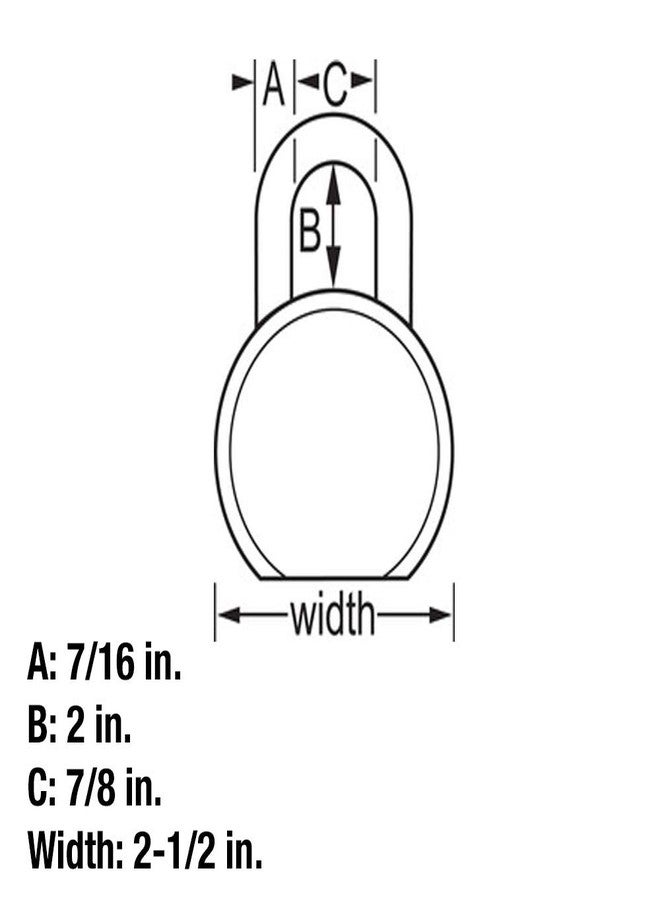 Master Lock 930DLHPF Padlock with Key, Hardened Steel - Image 5