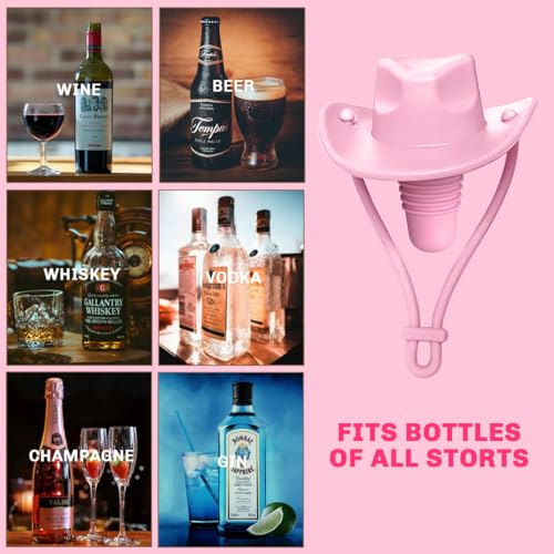 Pandahero Cowgirl Hat Silicone Wine Stoppers,Mothers Day Gifts from Daughter Son, Birthday Gifts for Women - Image 2