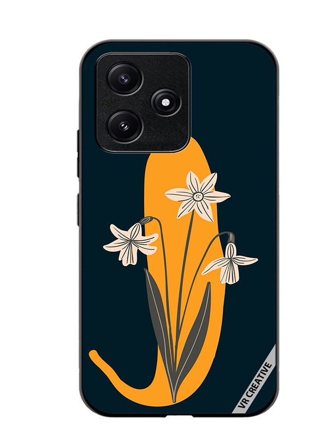 VR CREATIVE Protective Case Cover For Xiaomi Poco M6 Pro 5G Alphabet J Design Multicolour - Image 1