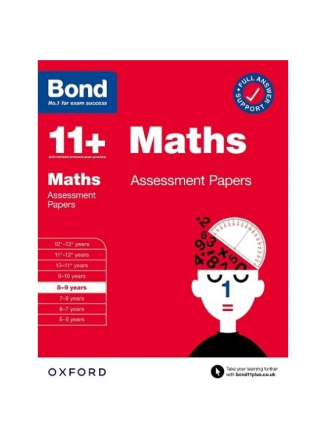Bond 11+: Bond 11+ Maths Assessment Papers 8-9 years  - Image 1