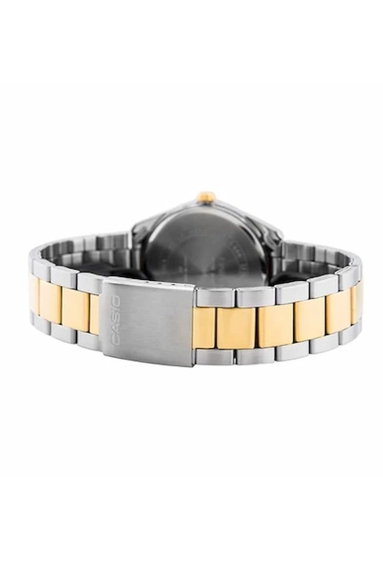 CASIO MTP-1302SG-7B3 Rare Arabic Dial — Stainless Silver & Gold, Date, 50m WR Men's Watch - Image 3