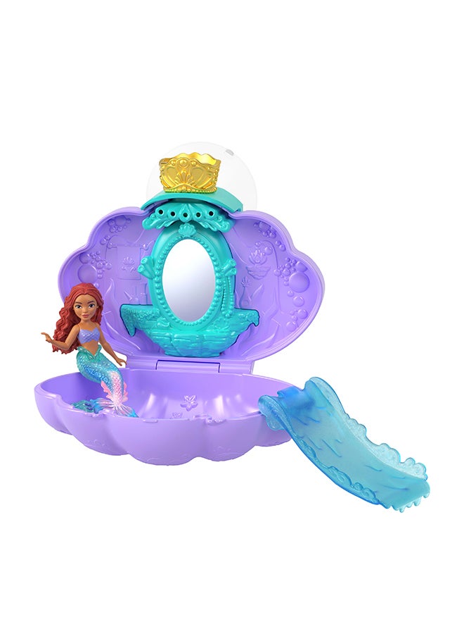 Disney Princess Mermaid Bath Surprise Small Dolls & Accessories In Shell Playsets With Slides, Inspired By Disney Movies - Image 4