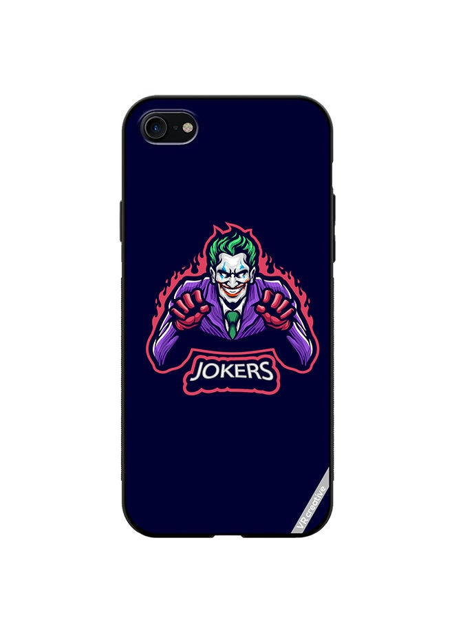 VR CREATIVE Protective Case Cover For Apple iPhone SE (2022) Joker Design Multicolour - Image 1