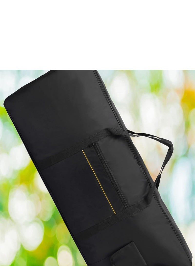 Megarya Piano Case 61 Keys Cover, 420D Waterproof Oxford Fabric, To Protect Electronic Piano Keyboard Keys, Bag With Two Strong and Comfortable Handles, Black  - Image 4