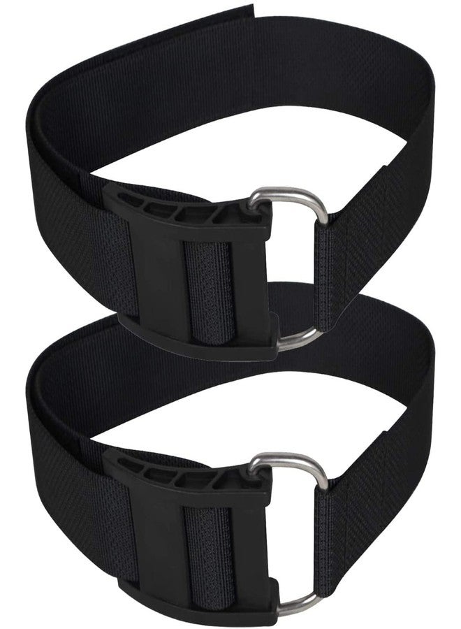 JUSTOOP Scuba Diving BCD Tank Band, Adjustable and Durable Dive Tank Strap with Cam Buckles and Non-Slip Pads for Underwater Diving, 2 Pack - Image 1