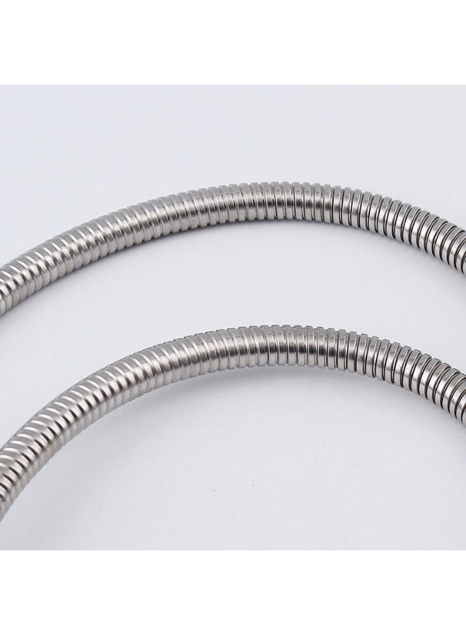 1.5m Stainless Steel Shower Hose – Modern Design Flexible ABS Electroplating Metal Hose for Bathroom and Kitchen Faucets - Image 3