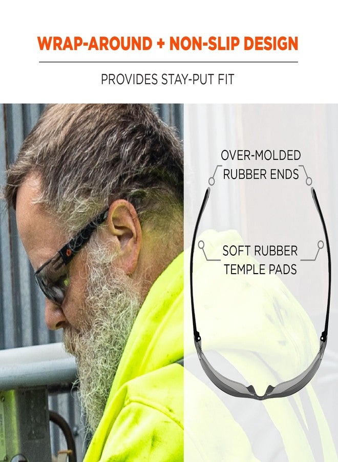 إرغوداين نظارات أمان Ergodyne Skullerz VALI بدون إطار، خفيفة الوزن، عدسات داخلية/خارجية - Image 4