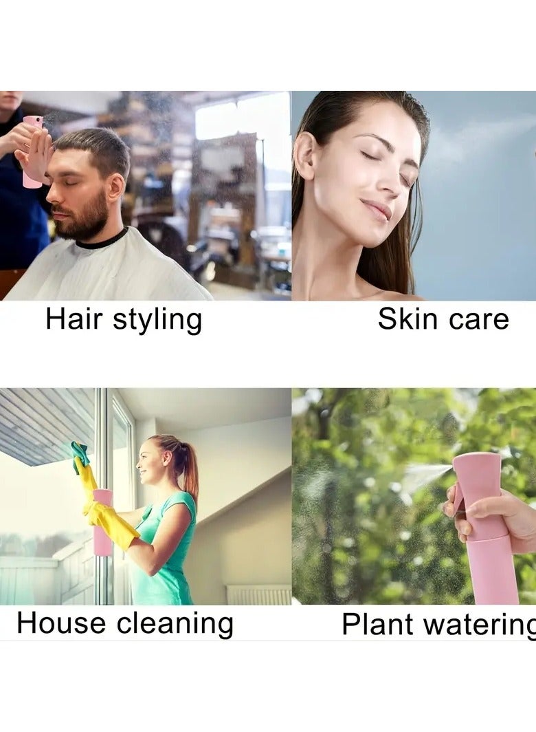 ORiTi زجاجة رذاذ للشعر، زجاجة بلاستيكية فارغة قابلة لإعادة التعبئة برذاذ مائي فائق النعومة مستمر لتصفيف الشعر - Image 2