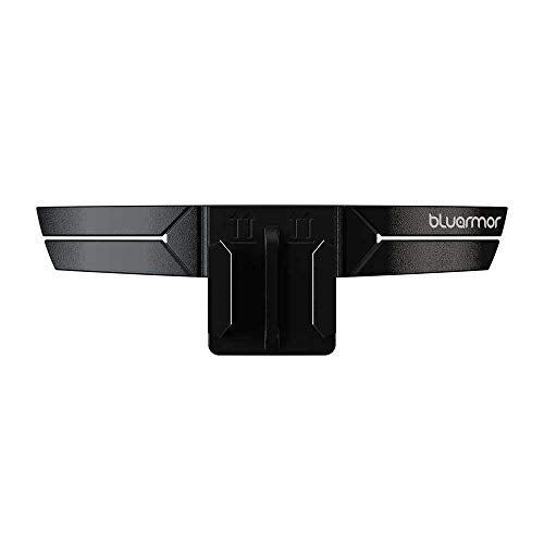 BluArmor Action-cam Compatible Chin Mount for Motorcycle Helmets | Secure and Convenient for GoPro and Action Cameras | 3M VHB Tape | Made in India | Black - Image 1