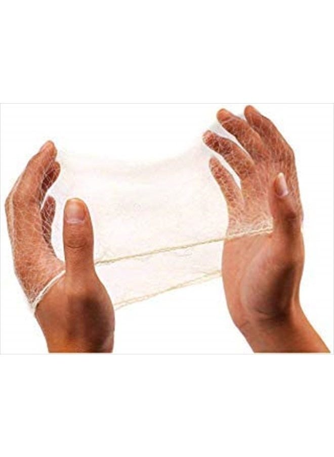 Polly Online 50PCS Hair Nets Invisible Elastic Edge Mesh Bun Hair Nets for Ballet Dance 20" Blonde 