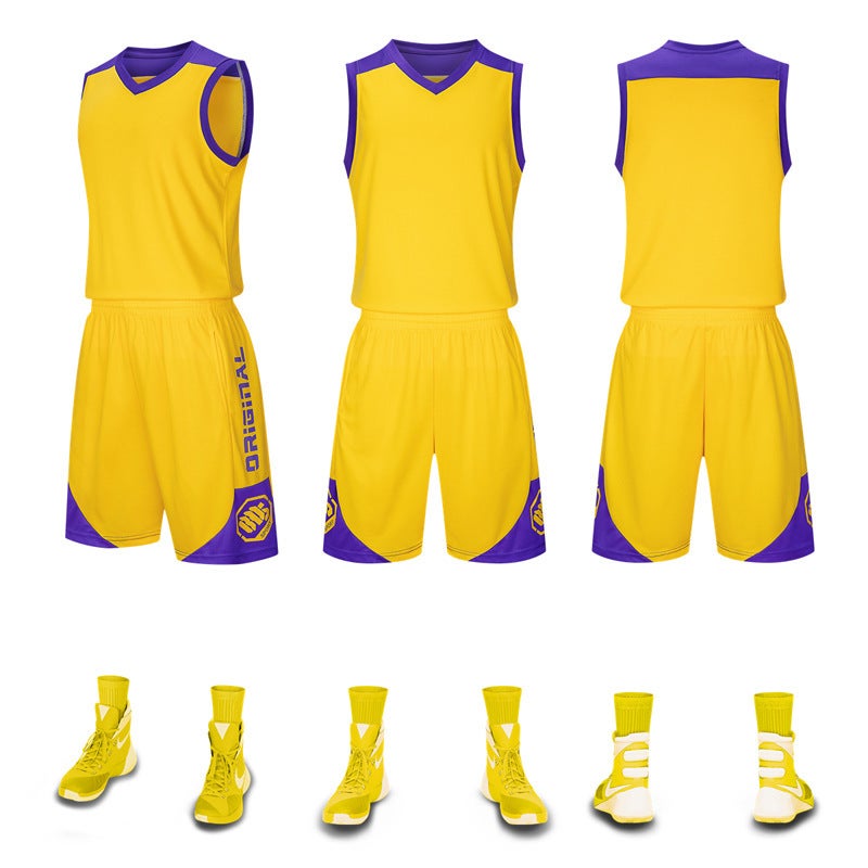 Basketball Uniform Suit Children'S Student Campus Game Training Camp Team Uniform Boy Sports Vest Jersey Printing - Image 1
