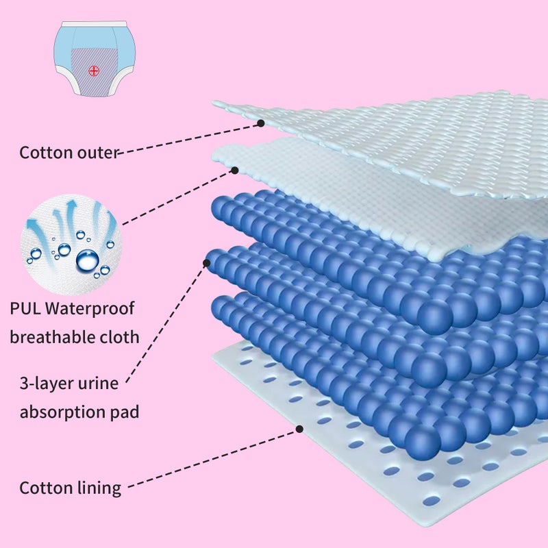 Big Elephant Baby Girls Training Underwear  Toddler Cotton Potty Training Pants Soft Absorbent 12-24 Month - Image 4