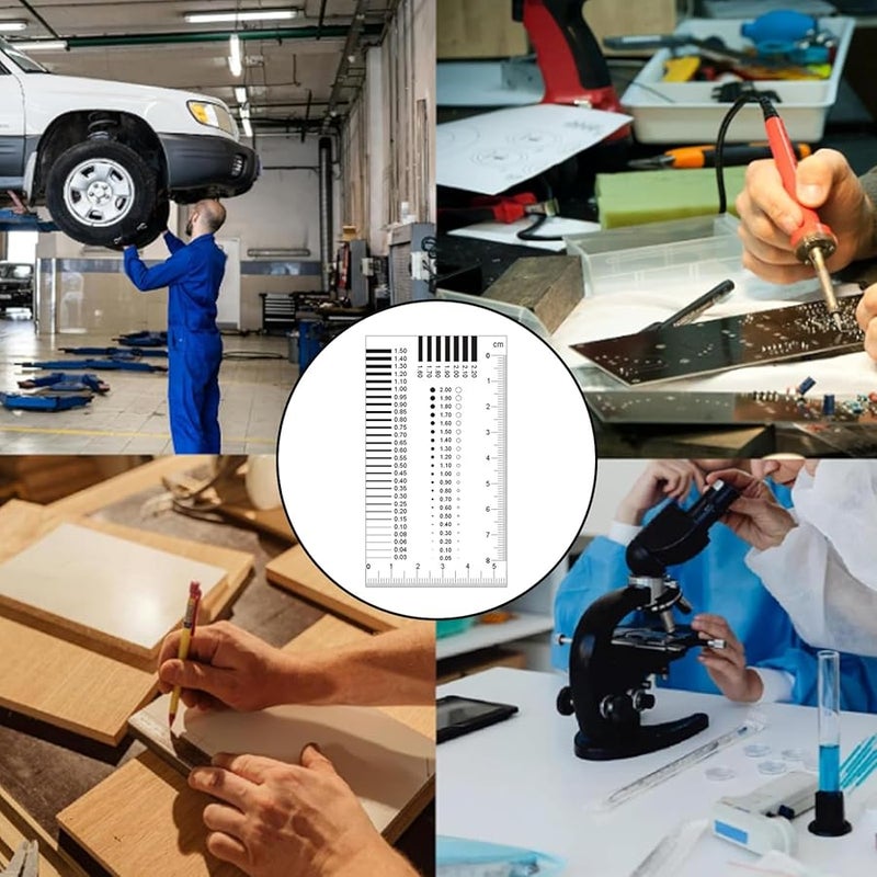 Flaw Detection Cards Contrast Scale Set for Industrial Component Analysis Control - Image 4