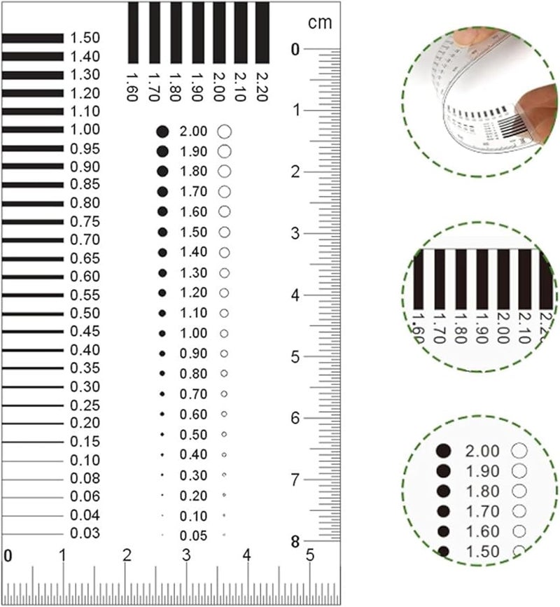 Flaw Detection Cards Contrast Scale Set for Industrial Component Analysis Control - Image 5