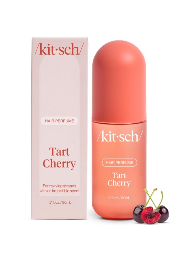 Kitsch Kitsch Tart Cherry Hair Perfume For Women - Clean, Deodorizing, and Patented Odor-Eliminating Technology, Body Mist - Freshen Hair, Body & Pillows - Black Cherry, Raspberry, Jasmine, Sandalwood - 50ml  - Image 1
