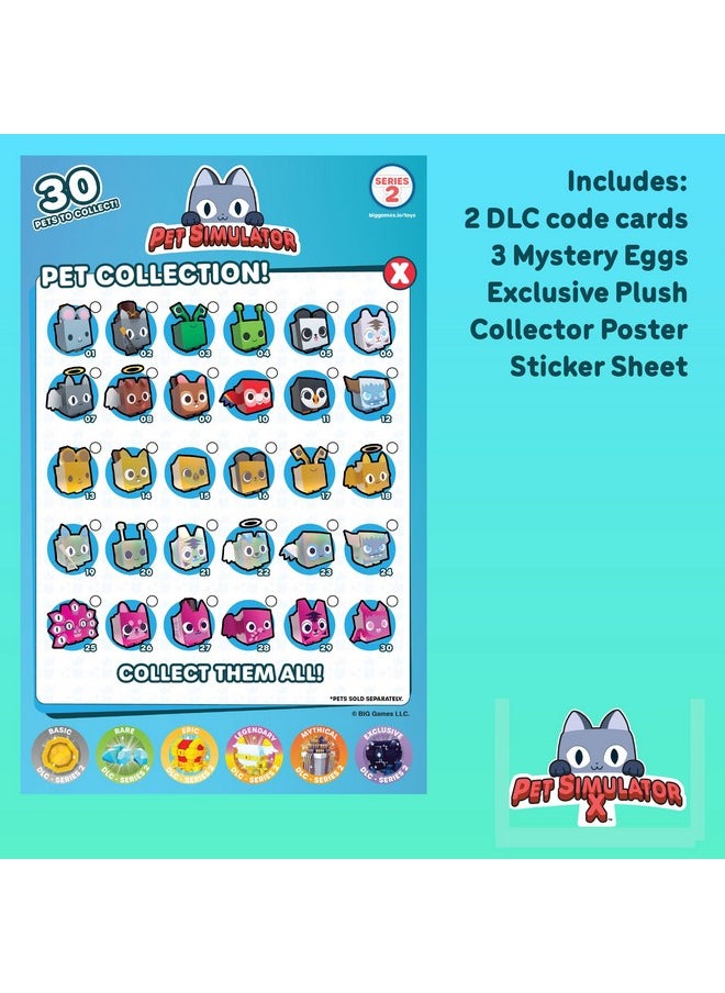 UCC Distributing UCC Distributing PET Simulator Series 2 - Exclusive Red Dragon Collector Bundle - Mystery Case w/ 8 Items - Plush & Figure Toys for Kids & Adults -Includes DLC Codes  - Image 3