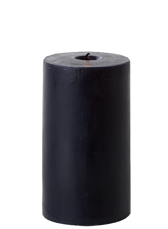 Luces Smokeless Scented Paraffin Wax 3"X3" Black Tall Pillar Candle for Decoretion - Image 3