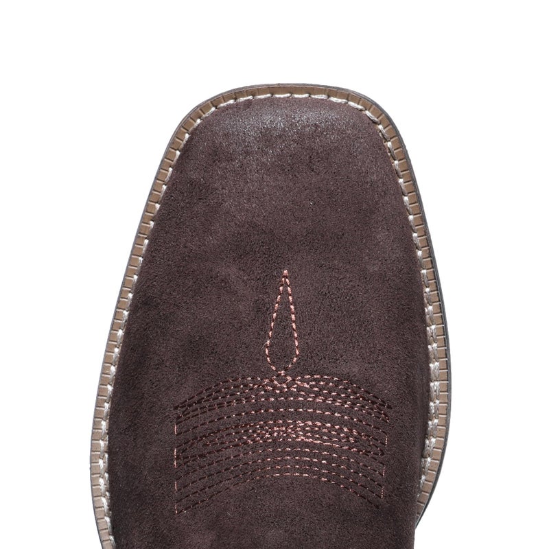IUV Genuine Cowhide Suede Chelsea Boots For Men Western Boots Ankle Boot Casual Dress Slip On - Image 5