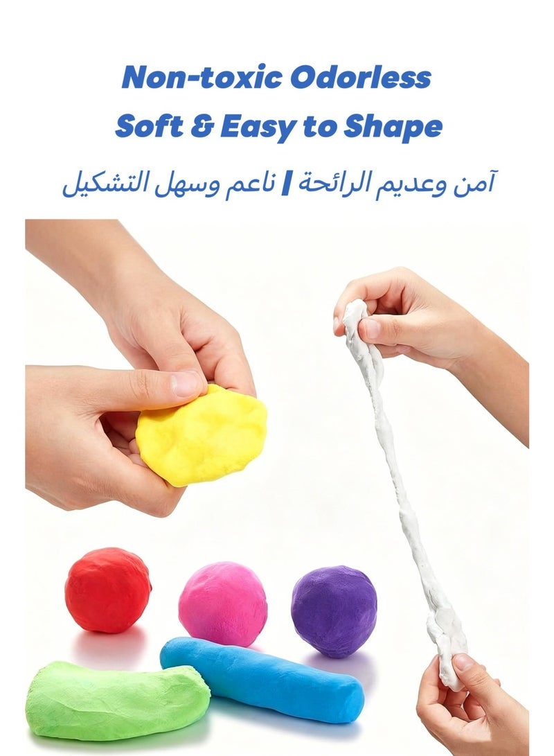 Child-safe air-dry clay in 24 vibrant, attractive colors. Best of all, it’s non-sticky, and comes with 3 free clay tools. - Image 2