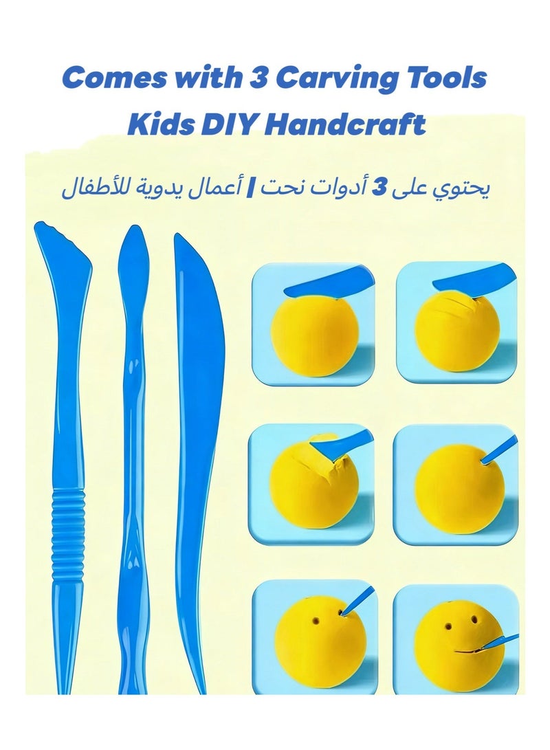 Child-safe air-dry clay in 24 vibrant, attractive colors. Best of all, it’s non-sticky, and comes with 3 free clay tools. - Image 4