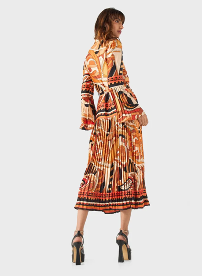 2Xtremz Printed Belted Dress