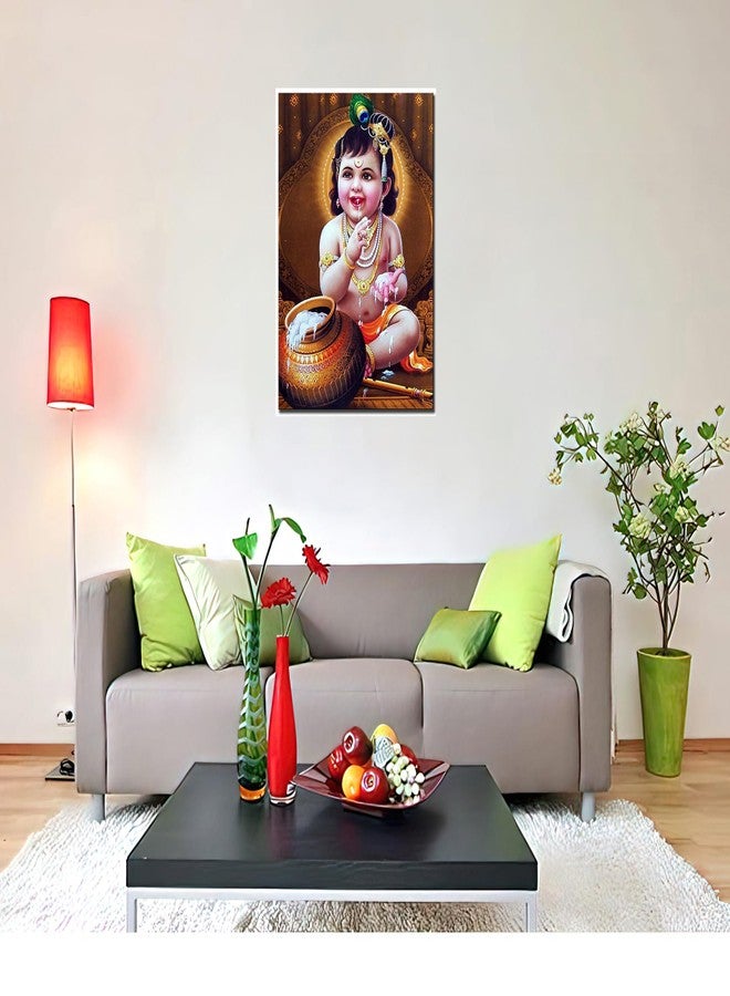 wallpics ملصق كريشنا الصغير متعدد الألوان من wallpics®، كبير، ديني (12 × 18) - Image 3