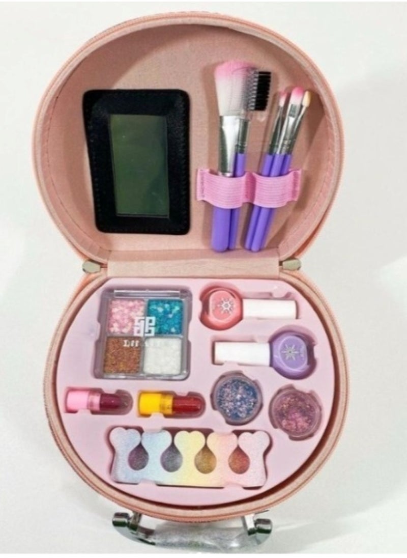 Kids Toys - Pretty in Pink Makeup Kit Stylish Storage Case for Beauty Essentials - Image 1