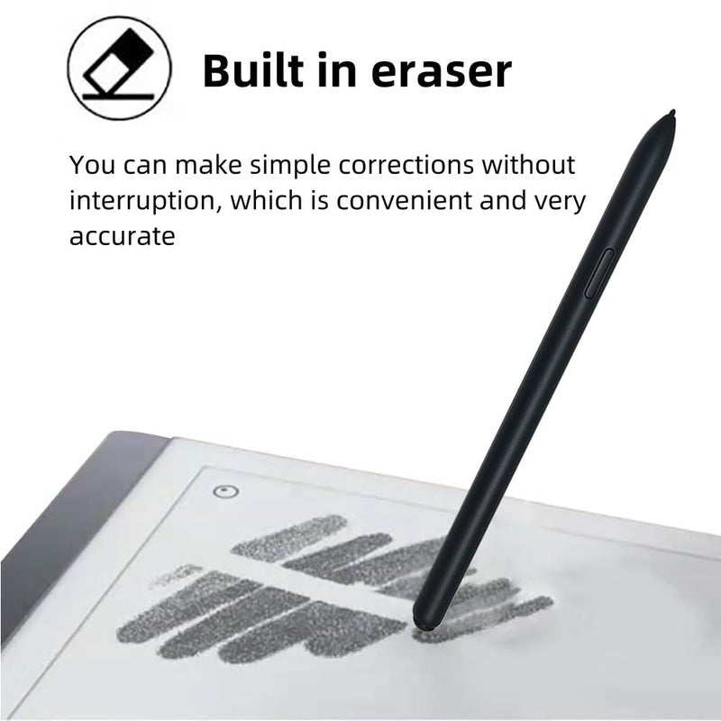 Bimahoo EMR Stylus Compatible with Remarkable 2,Stylus Pen with Eraser, 4096 Pressure Levels, Palm Rejection, Tilt Support, for Remarkable/Samsung/Wacom/Onyx EMR Devices with 5 Replacement Pen Tips - Image 3