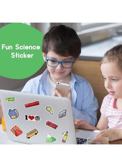 Zonon 200 Pieces Student Science Laboratory Stickers And Astronaut Space Sticker Set For Laptop Water Bottle Guitar Skateboard Teens Kids Personalized Decals (Classic Style)  - Image 4
