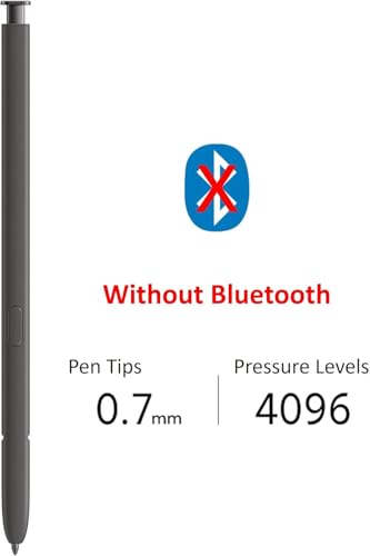 SLQ 2PCS S Pen S24 Ultra Replacement for Samsung Galaxy S24 Ultra 5G All Versions S24 Ultra Pen Without Bluetooth with 5xTipsNibs 2S PenBlack - Image 3
