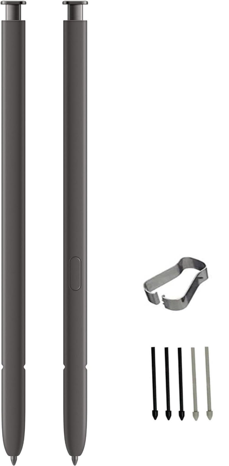 SLQ 2PCS S Pen S24 Ultra Replacement for Samsung Galaxy S24 Ultra 5G All Versions S24 Ultra Pen Without Bluetooth with 5xTipsNibs 2S PenBlack - Image 2