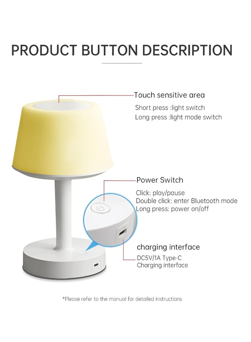 SQ-917 Quran Bluetooth Speaker Smart Touch LED Lamp with 7 Colors 16 Reciters 16 Translations & Remote Control - Image 4