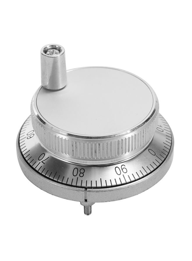NIBEMINENT CNC Pulser Handwheel Rotary Machine Silver 0.205kg - Image 1