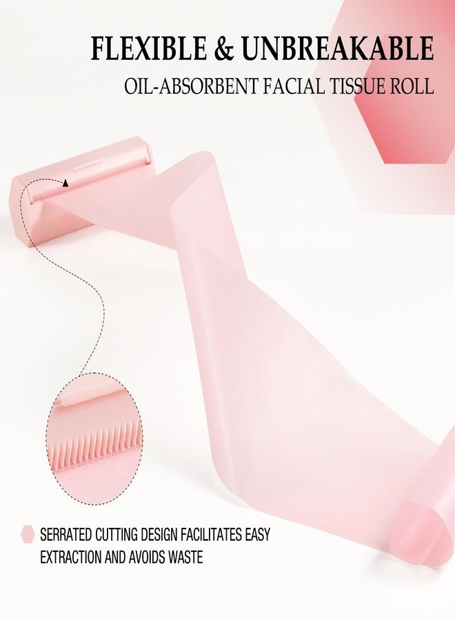 Boobeen Oil Blotting Sheets for Face, Oil Control Film, Absorbing Paper for Oily Skin, Rolled Tissue with Small Side Mirror,Easy Take Out Design - Image 5