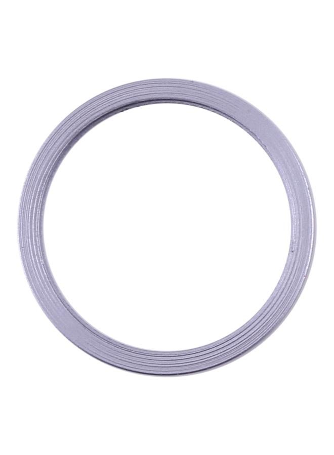 erorex 2 PCS Rear Camera Glass Lens Metal Protector Hoop Ring for iPhone 11(Purple) - Image 2