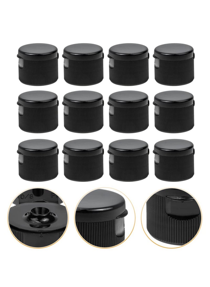 SYOSI - SYOSI, 40pcs Bottle Replacement Caps, Reusable Plastic Water Bottle Lid, Top Push Pull Non Spill Flip Bottle Cap for Lotion Bottle Camping Sports Water Bottle - Image 1