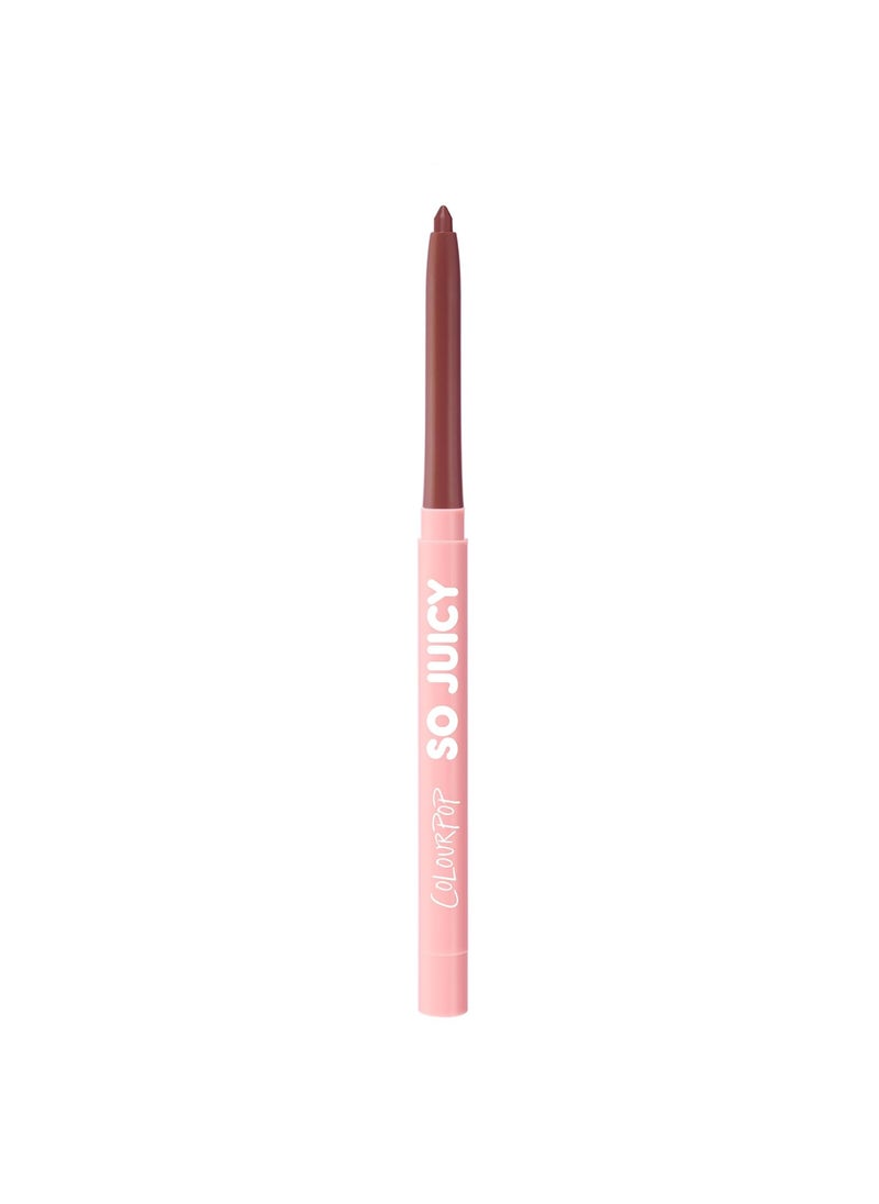 COLOURPOP Colourpop So Juicy Plumping Lip Liner with Peptides  Long Lasting Lip Liner for Visibly Plumped  Shaped Lips  Enriched with Smoothing Ceramides  Peppermint  ETA 001 oz 