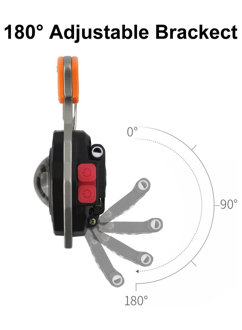 Mini Portable Work Light 800 Lumen Rechargeable Torch Keyring Inspection Lights with Bottle Opener, Magnetic Base, for Camping/Repairing/Emergency (2 Pieces) - Image 5