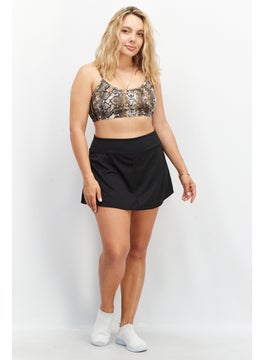 Adidas Women Sportswear Fit Brand Logo Training Skirt, Black  - Image 2