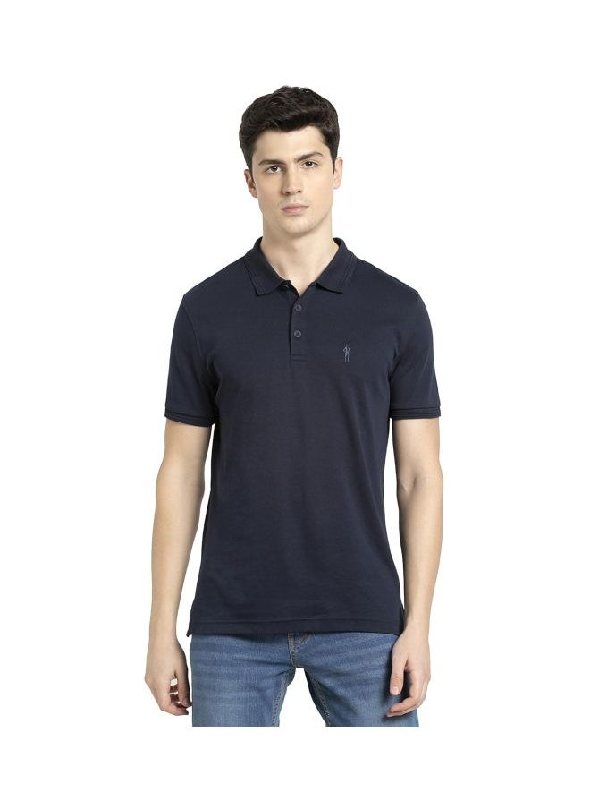 JOCKEY - Jockey 3912 Men Super Combed Cotton Rich Solid Half Sleeve Polo T Shirt - Image 1