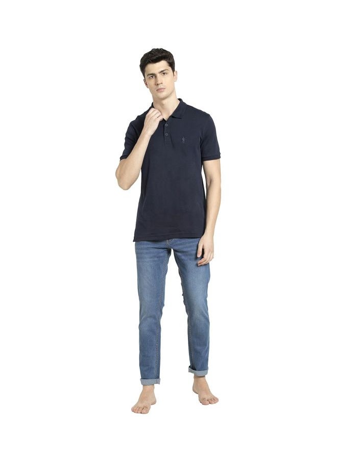 JOCKEY - Jockey 3912 Men Super Combed Cotton Rich Solid Half Sleeve Polo T Shirt - Image 1