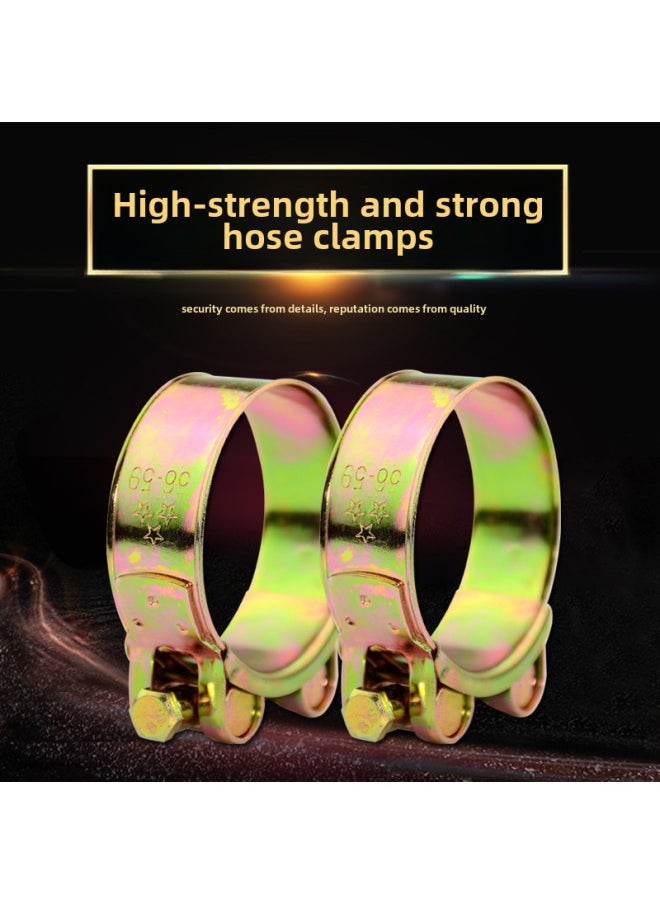 Generic SOURCE Manufacturer Hose Clamp Carbon Steel Galvanized Strong Clamp Pipe Clamp Fixed Clamp Pipe Clamp Hose Clamp-Series:201 All-steel Stainless Steel-Model:80-85mm  - Image 3