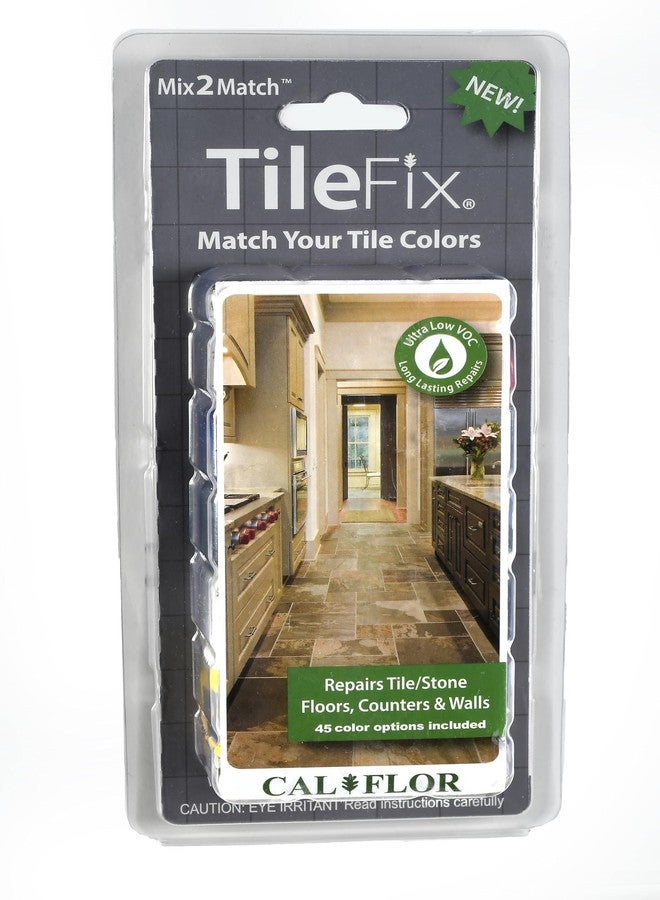 CalFlor TileFix Mix2Match Tile & Stone Repair Kit - Ceramic, Porcelain, Marble & Stone - 45 Color Formulas - Image 2