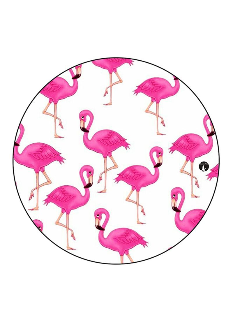 RKN Flamingos Printed Mouse Pad  Multicolour