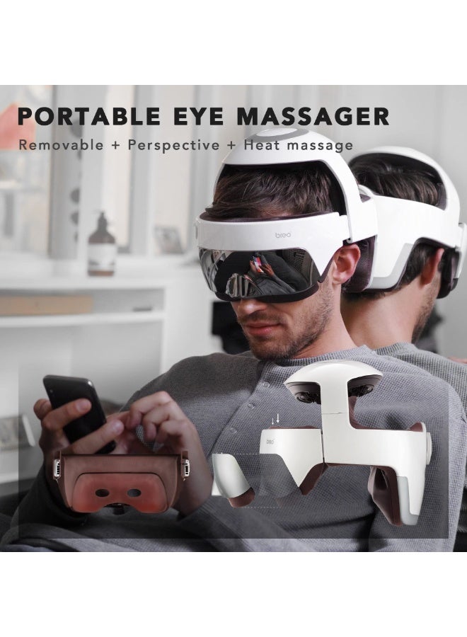 Breo iDream5s Electric Head Massager with APP Control, Eye & Scalp & Head Massage Helmet with Heat, Kneading, Air Compression, Massager for Headache, Stress Relief, Deep Sleeping - Image 5