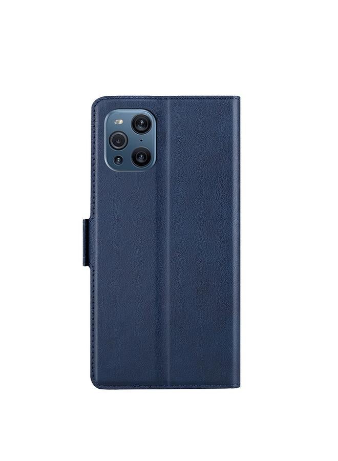 S-TOP Case For OPPO Find X3 / X3 Pro Ultra-thin Voltage Side Buckle PU + TPU Leather Phone Case - Image 3