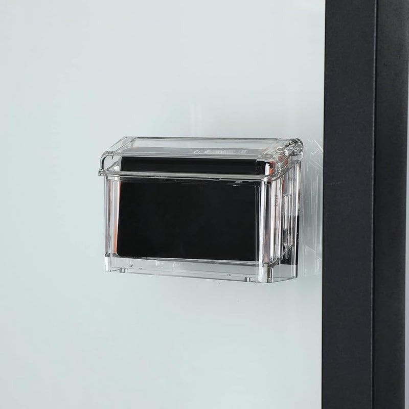 Wall Mount Business Card Holder: Transparent Acrylic - Weather Resistant Outdoor Business Card Dispenser for Outdoor Business, Storefronts, Truck Drivers - Image 5