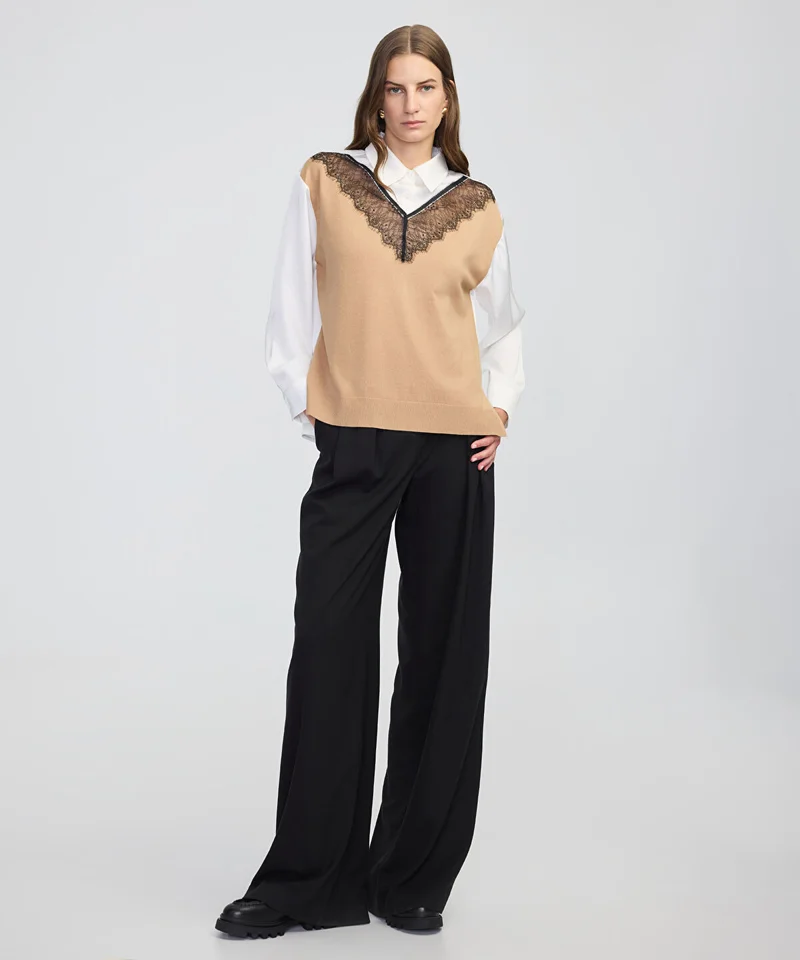 Ipekyol  Mixed Color-Block Shirt for Women | Best Price UAE